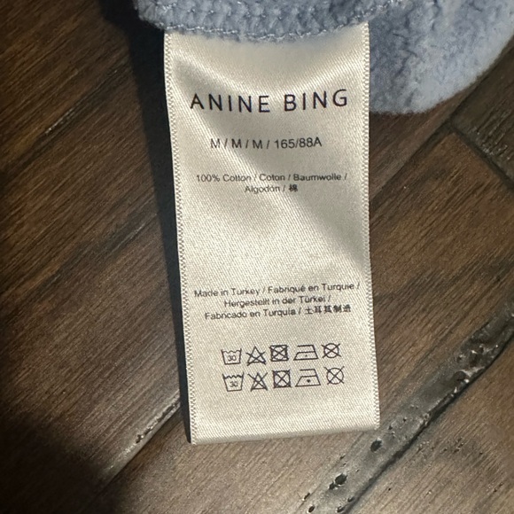 Anine Bing Light Blue Sweatshirt - Picture 5 of 9